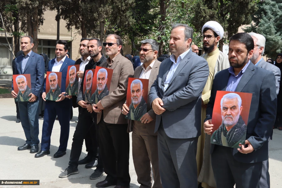 دکتر محمد رئوفی سرپرست آموزشکده کشاورزی دماوند، همراه دانشگاهیان دانشگاه فنی و حرفه ای  استان تهران در حمایت از اقدام به موقع در پاسخ قاطع به رژیم غاصب صهیونیستی در دانشکده فنی و حرفه‌ای انقلاب اسلامی تهران حضور یافت.  3