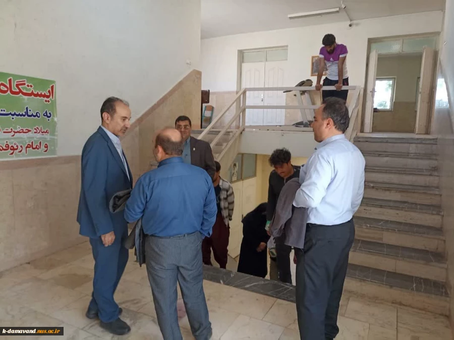 بازدید معاون محترم اداره کل حوزه ریاست دانشگاه ملی مهارت به همراه معاون محترم مدیر کل امور اداری و رئیس محترم اداره حراست امور استان ها از آموزشکده کشاورزی دماوند 5