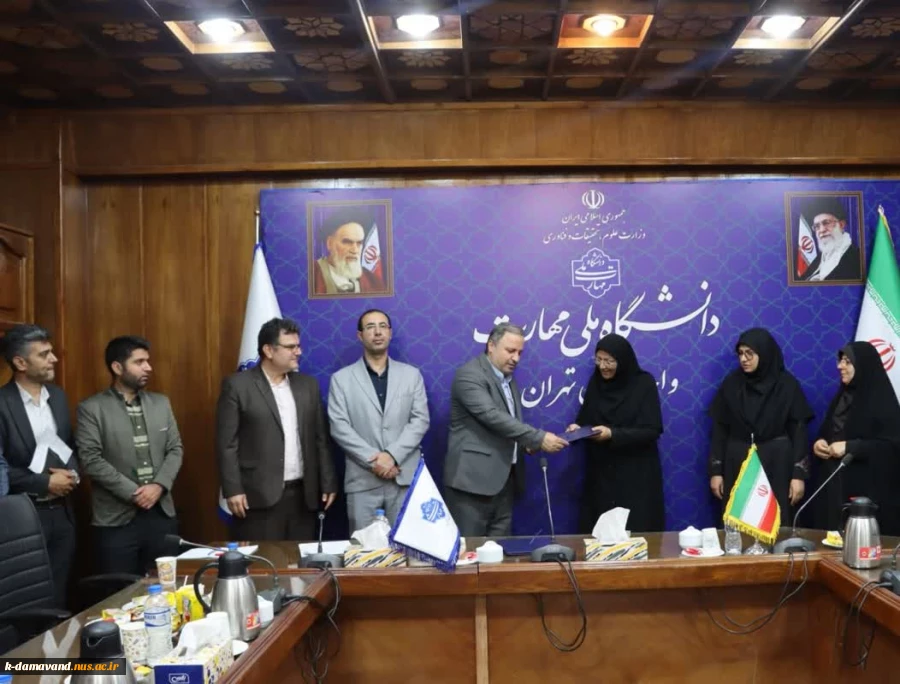 آیین معارفه تمشیت امور جاری آموزشکده کشاورزی پسران دماوند 2