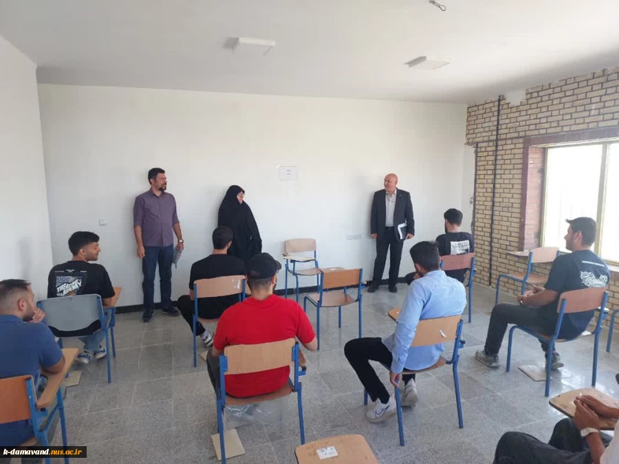 بازدید مسئولان نظارت و ارزیابی و تضمین کیفیت دانشگاه ملی مهارت از روند برگزاری امتحانی پایان ترم تحصیلی ۰۳۲ آموزشکده کشاورزی دماوند
 2