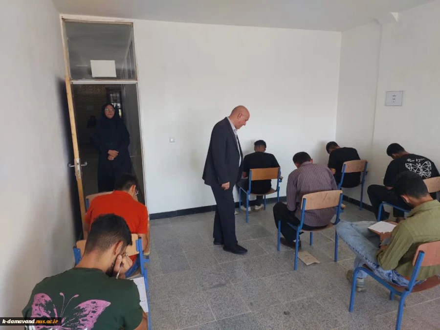 بازدید مسئولان نظارت و ارزیابی و تضمین کیفیت دانشگاه ملی مهارت از روند برگزاری امتحانی پایان ترم تحصیلی ۰۳۲ آموزشکده کشاورزی دماوند
 2