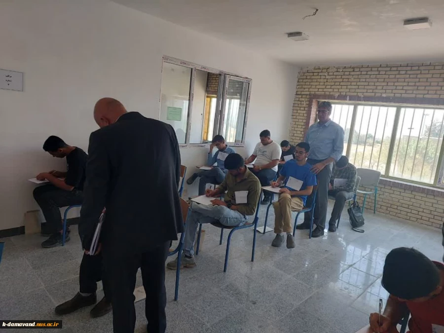 بازدید مسئولان نظارت و ارزیابی و تضمین کیفیت دانشگاه ملی مهارت از روند برگزاری امتحانی پایان ترم تحصیلی ۰۳۲ آموزشکده کشاورزی دماوند
 2