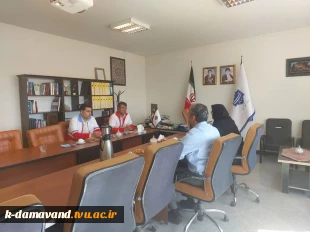 جلسه هماهنگی تشکیل کانون دانشجویی هلال احمر آموزشکده کشاورزی دماوند 3