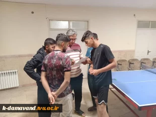 برگزاری مسابقه دارت به مناسبت هفته تربیت بدنی در خوابگاه شهید سلیمانی آموزشکده کشاورزی دماوند 2