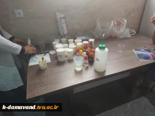 ساخت کرم های آبرسان و مرطوب کننده گیاهان دارویی در آموزشکده کشاورزی دماوند 8