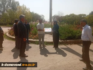 آیین اهتزاز پرچم جمهوری اسلامی ایران به مناسبت آغاز سال تحصیلی و روز پرچم 9